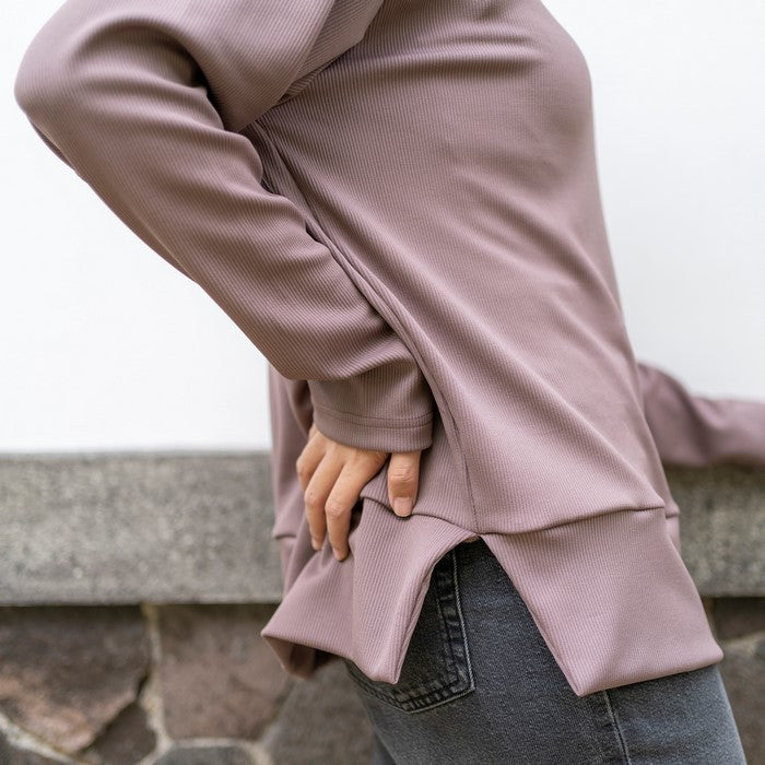Flashy Sweater Wanita Lecky Marun