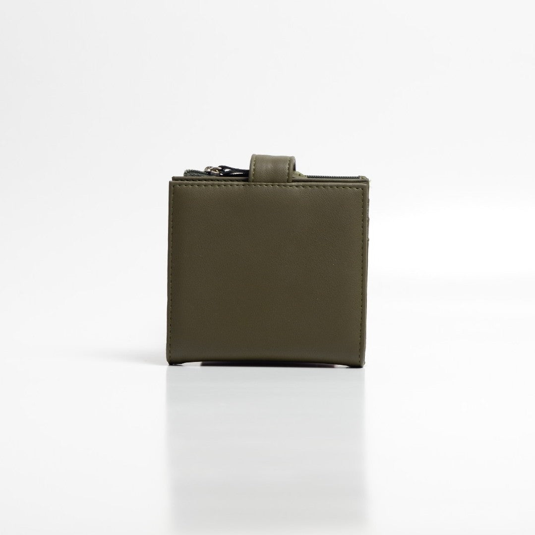 Flashy Dompet Lipat Wanita Vorell Hijau Olive