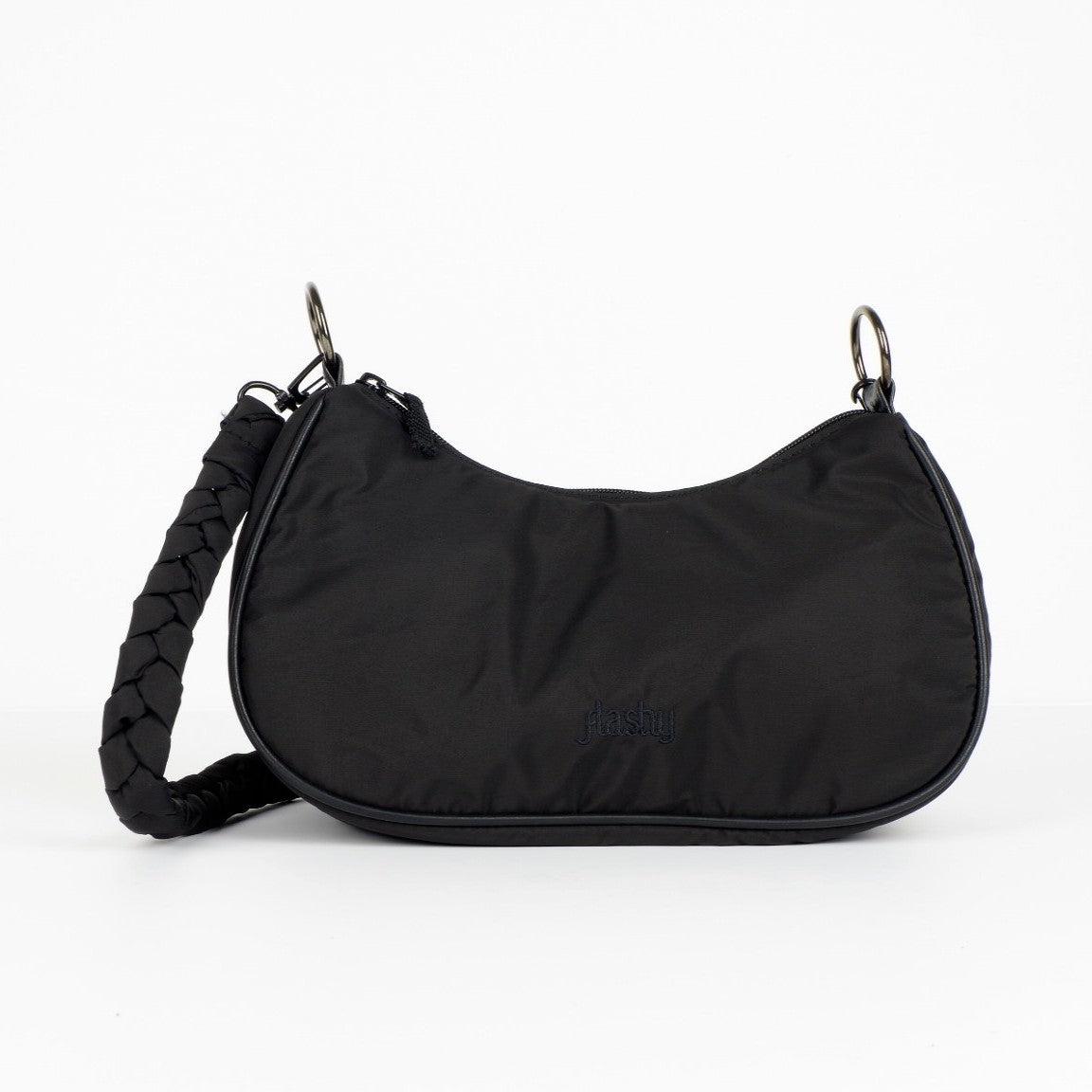 Flashy Tas Kepit Wanita Brokley Hitam