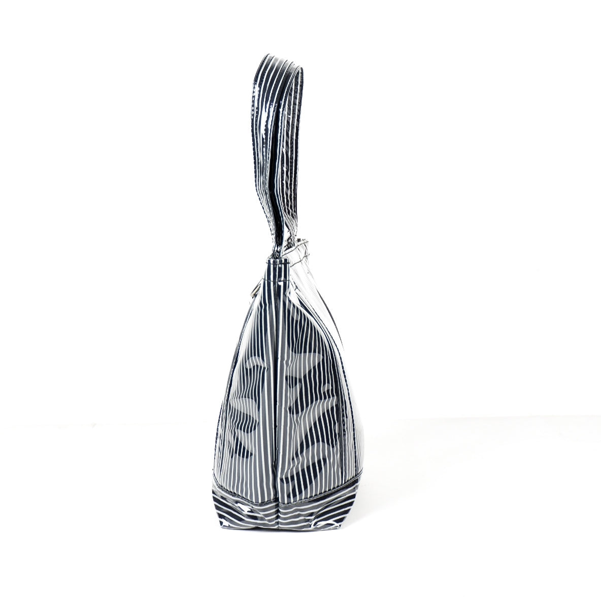 Flashy Tas Kepit Wanita Madeleine Salur Hitam Putih