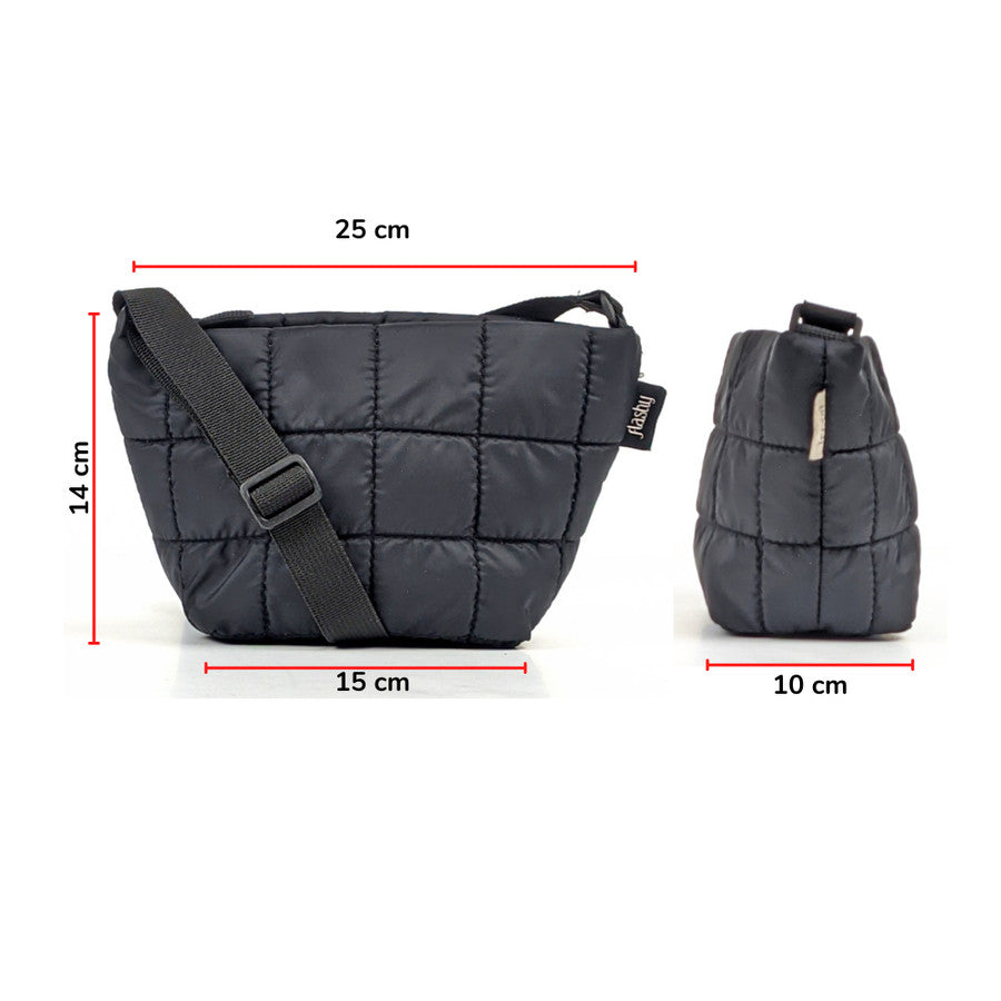 Flashy Tas Selempang Wanita Convyo Hitam