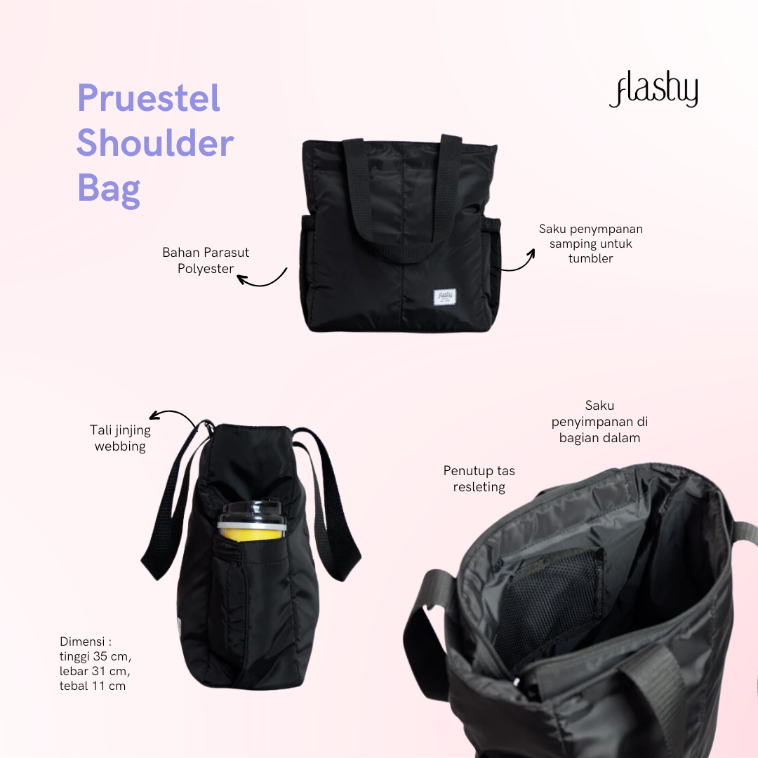 Flashy Tas Kempit Wanita Pruestel