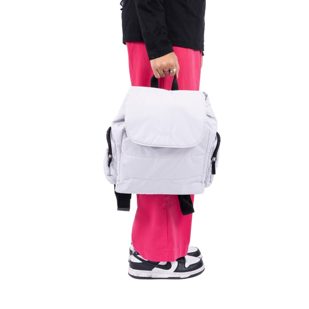 Flashy Tas Ransel Wanita Corletta Abu Muda
