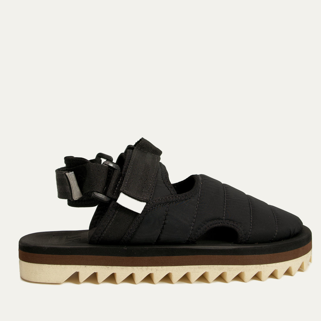 Sepatu Sandal Flashy x LAF Project Posh Hitam