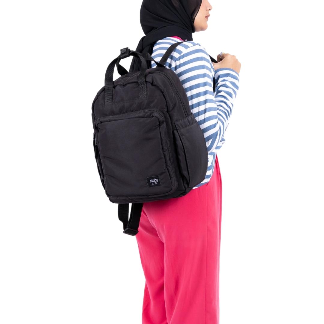 Flashy Tas Ransel Wanita Bielsa Two Hitam