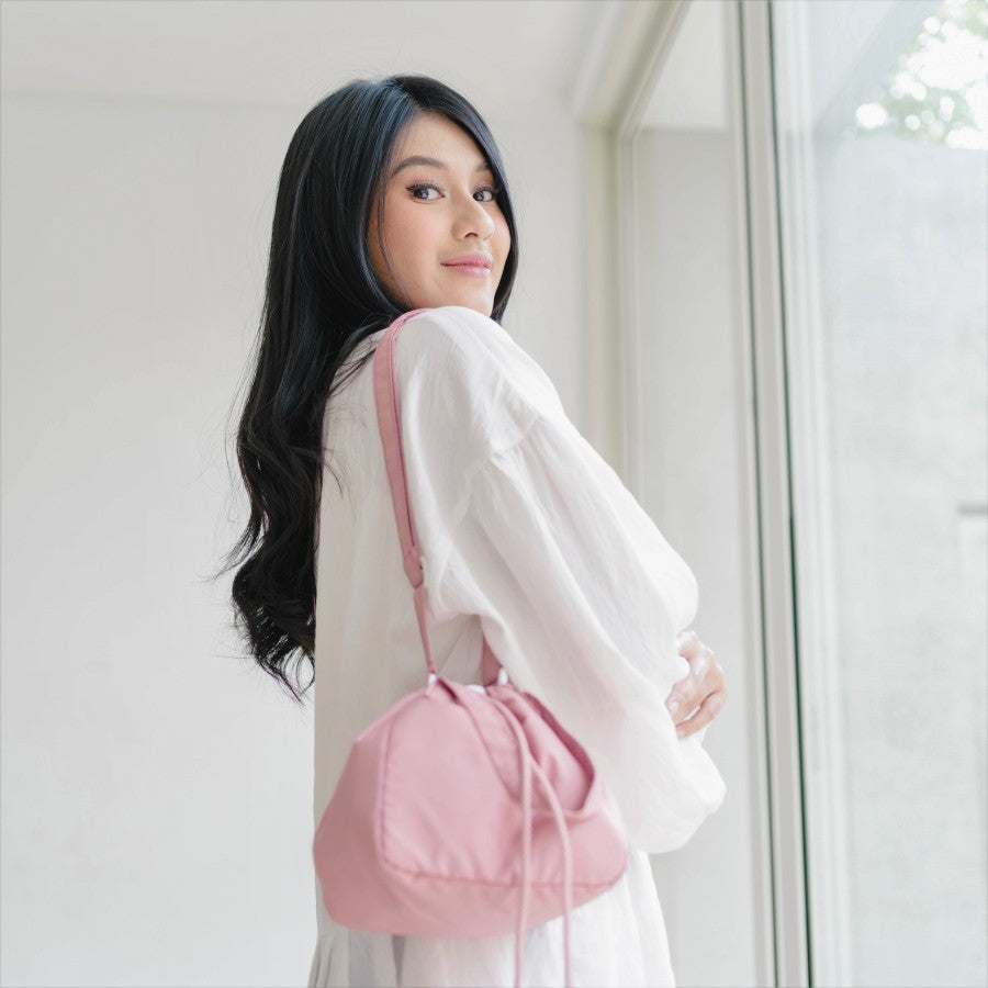 Flashy Tas Selempang Wanita Margott Merah Muda