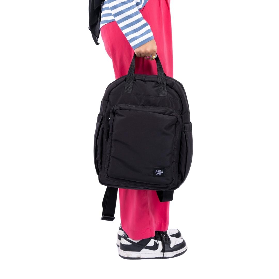 Flashy Tas Ransel Wanita Bielsa Two Hitam