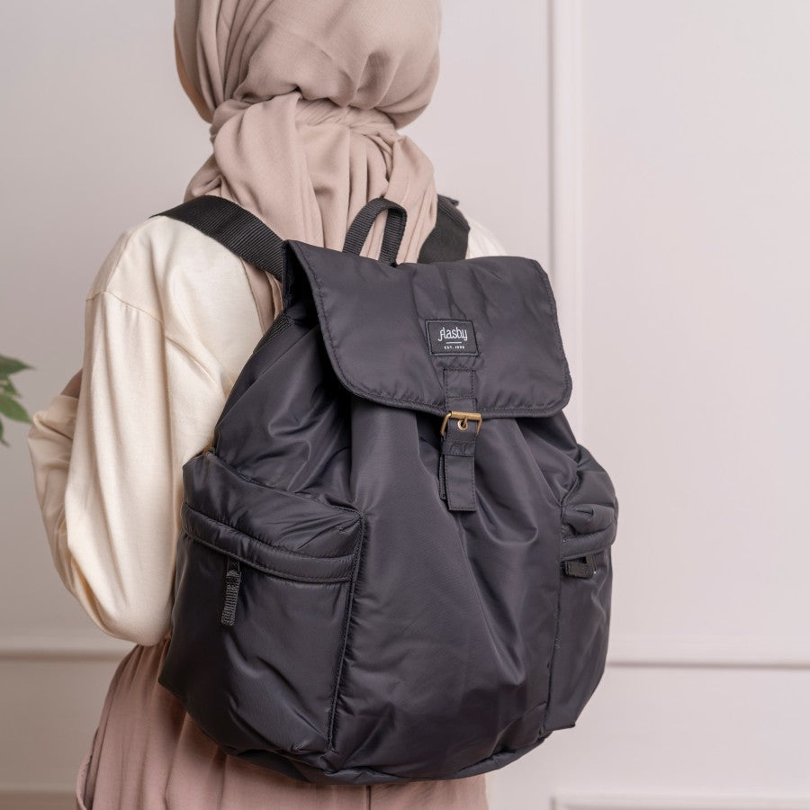 Flashy Tas Ransel Wanita Lerner Hitam
