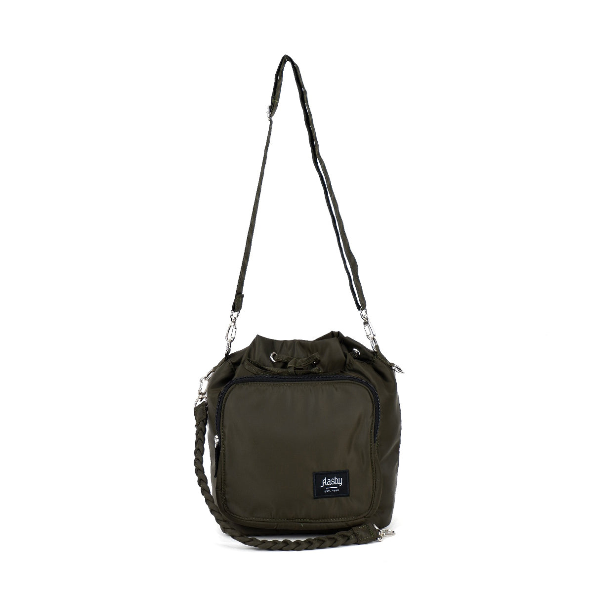 Flashy Tas Selempang Wanita Chiesa Three Hijau Olive