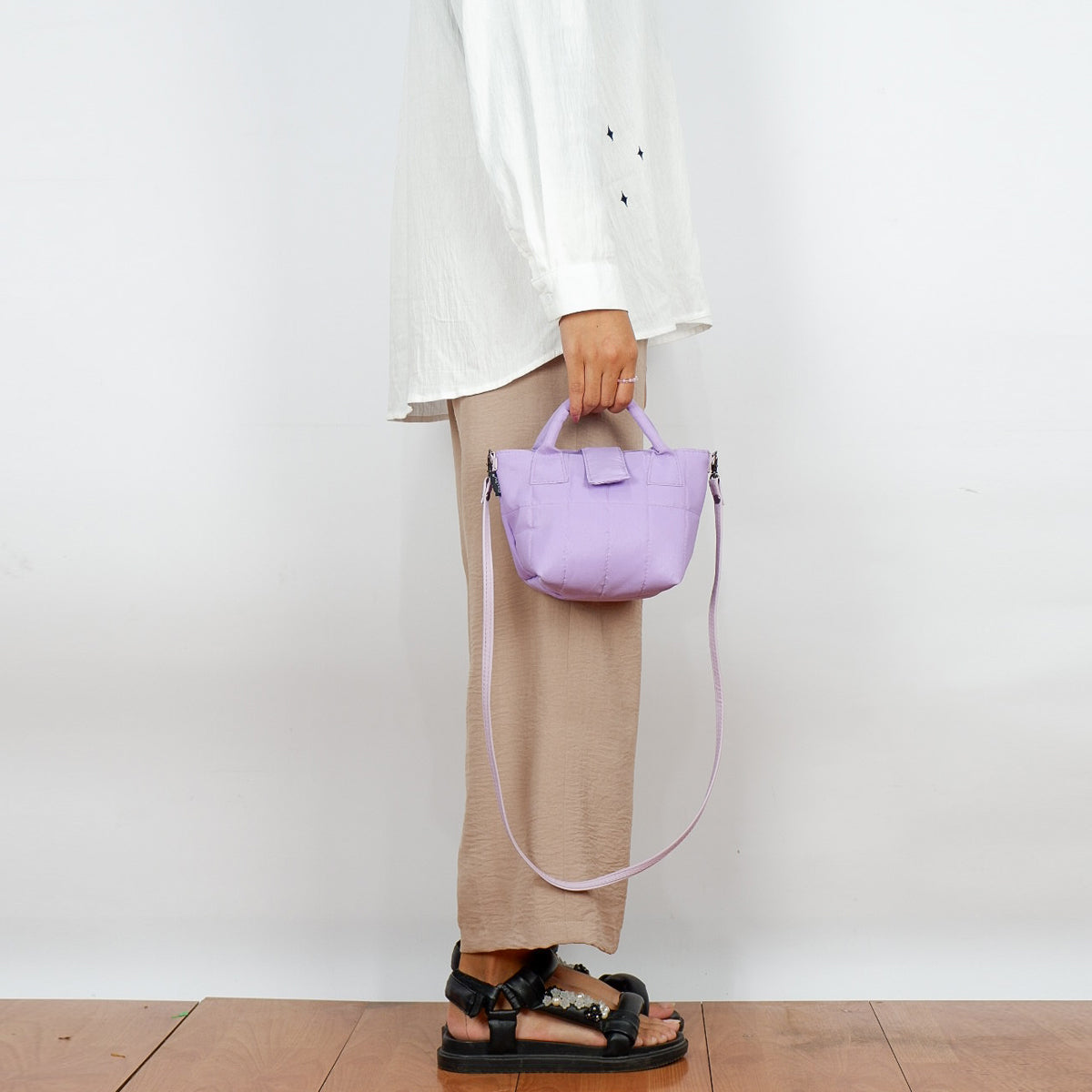 Flashy Tas Selempang Mini wanita Golda Ungu