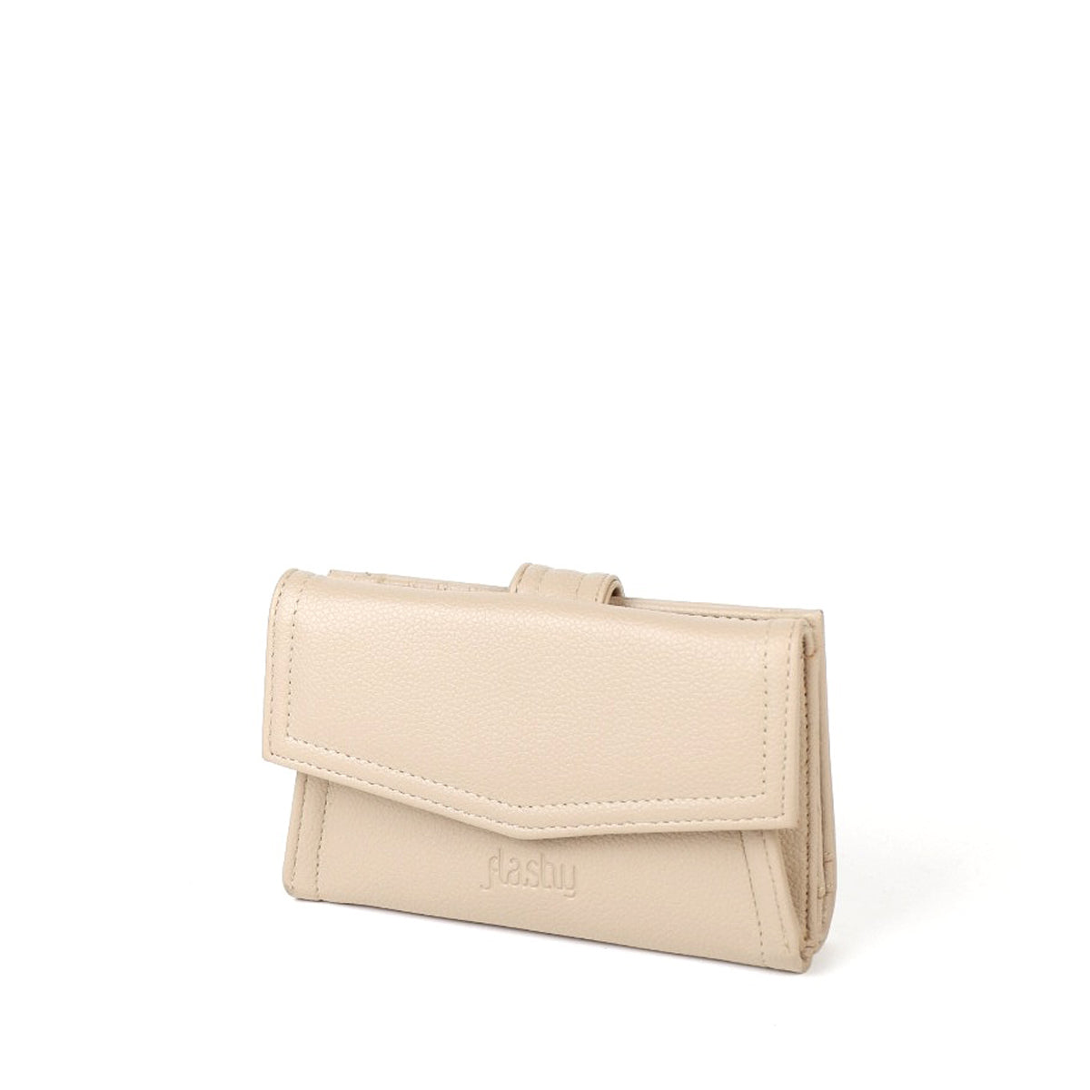 Flashy Dompet Lipat Wanita Jesler Krem