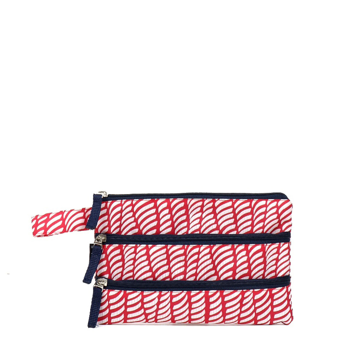 Flashy Pouch Make Up Pronyn Motif Merah Putih
