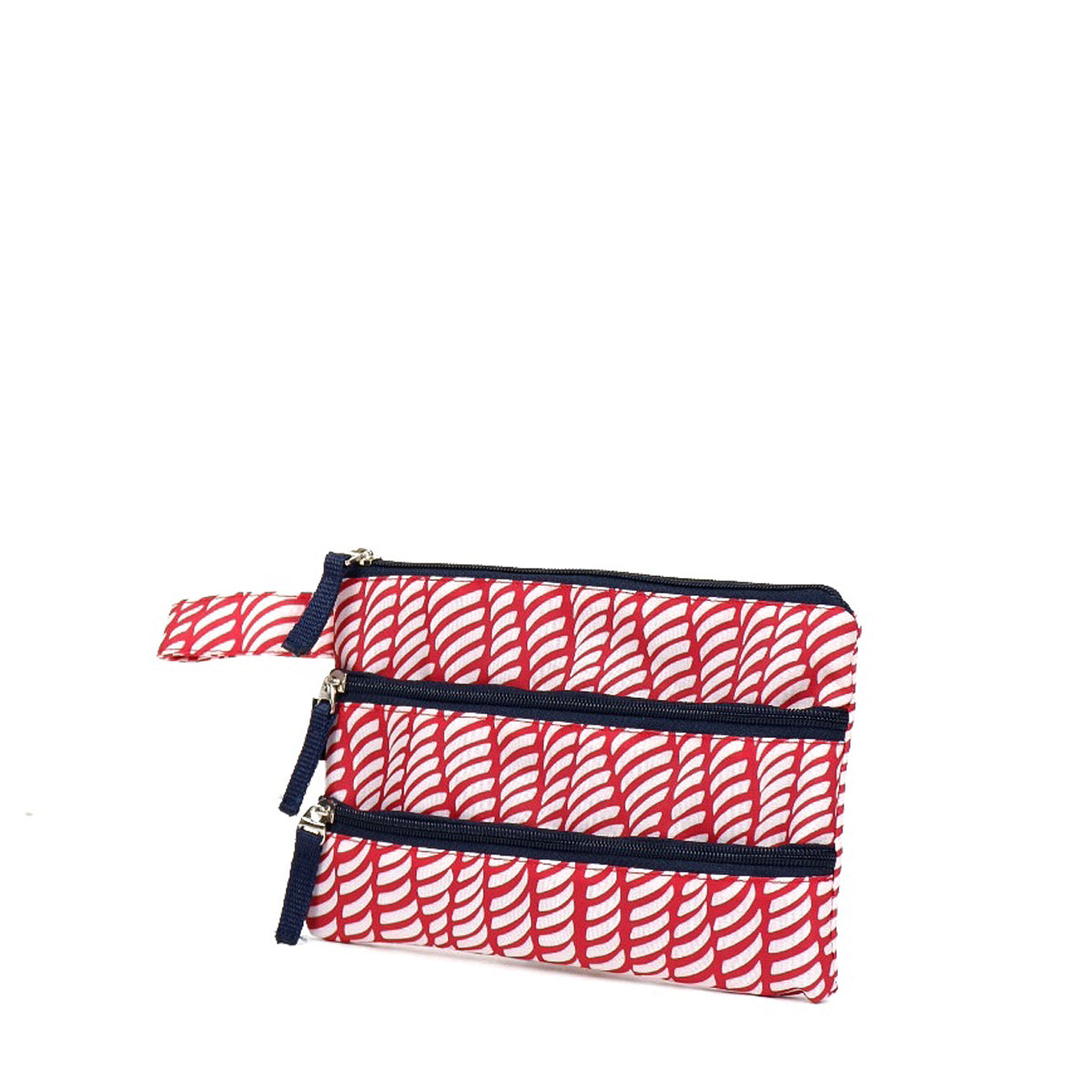 Flashy Pouch Make Up Pronyn Motif Merah Putih