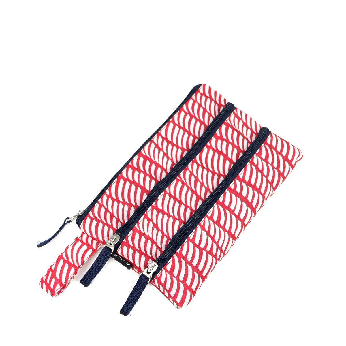 Flashy Pouch Make Up Pronyn Motif Merah Putih