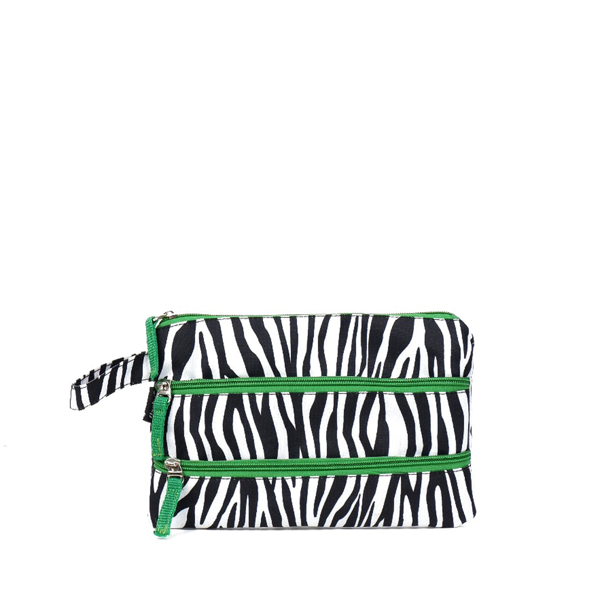 Flashy Pouch Make Up Pronyn Motif Hitam Putih