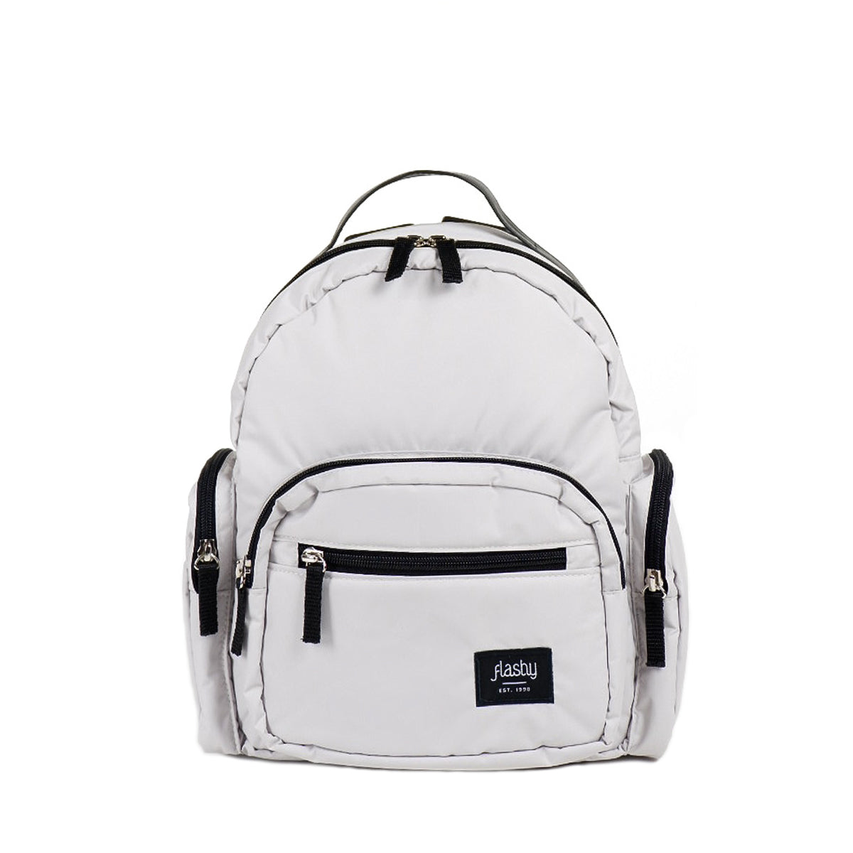 Flashy Tas Ransel Wanita Viely Abu Muda