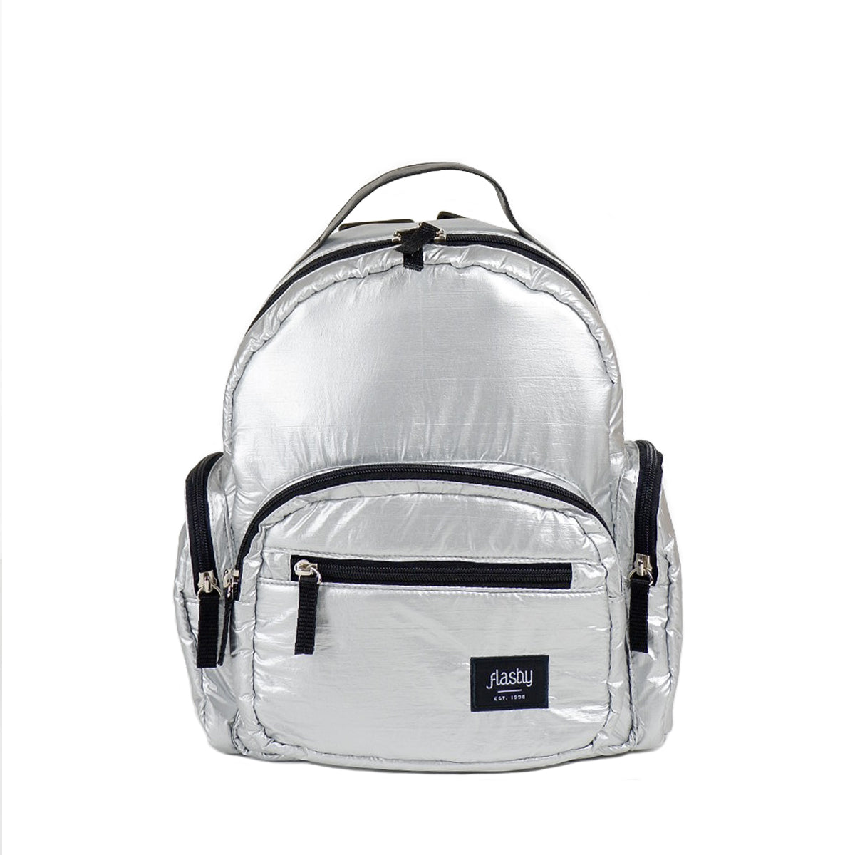 Flashy Tas Ransel Wanita Viely Silver