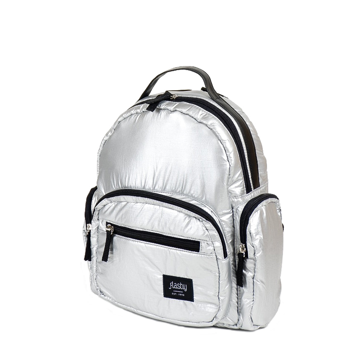 Flashy Tas Ransel Wanita Viely Silver
