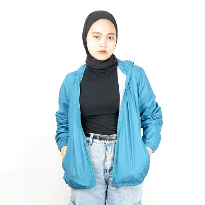 Flashy Jaket Wanita Luden Turqoise