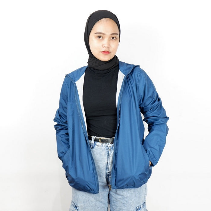 Flashy Jaket Wanita Luden Biru