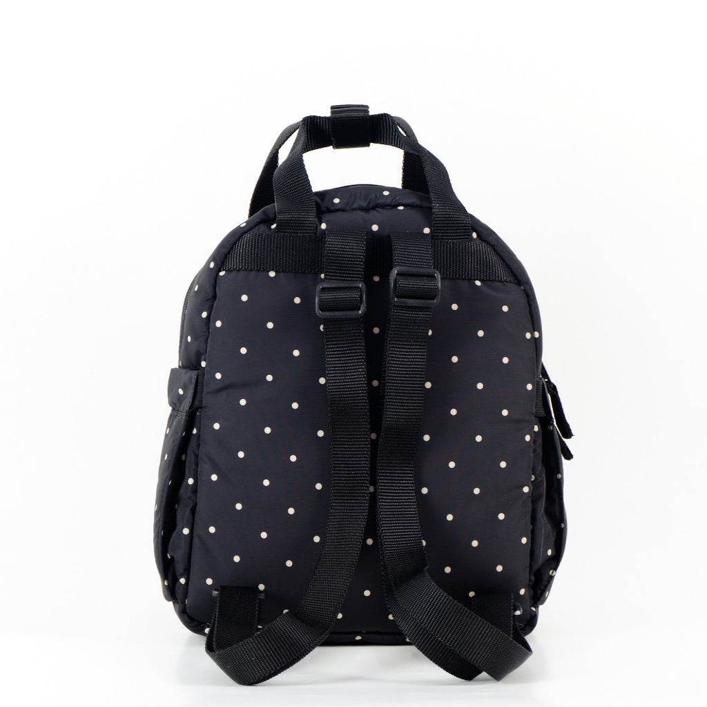 Flashy Tas Ransel Wanita Larbert Eight Polkadot Hitam