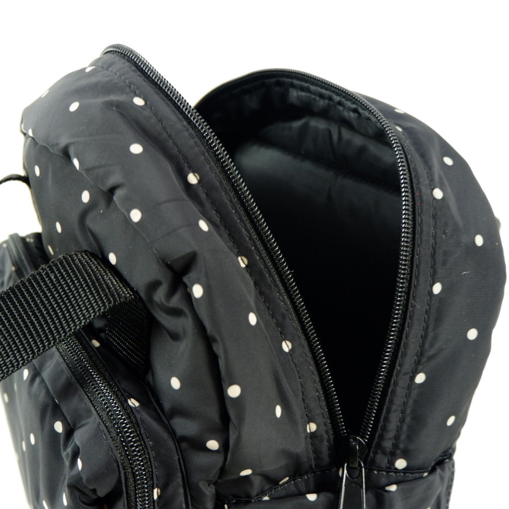 Flashy Tas Ransel Wanita Larbert Eight Polkadot Hitam
