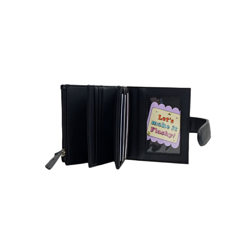 Flashy Dompet Lipat Wanita Vorell Hitam