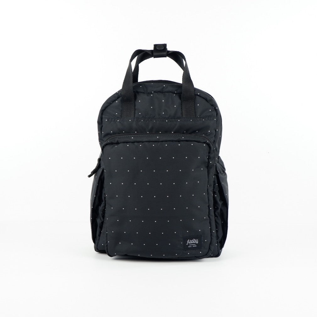 Flashy Tas Ransel Wanita Bielsa Three Polkadot Hitam