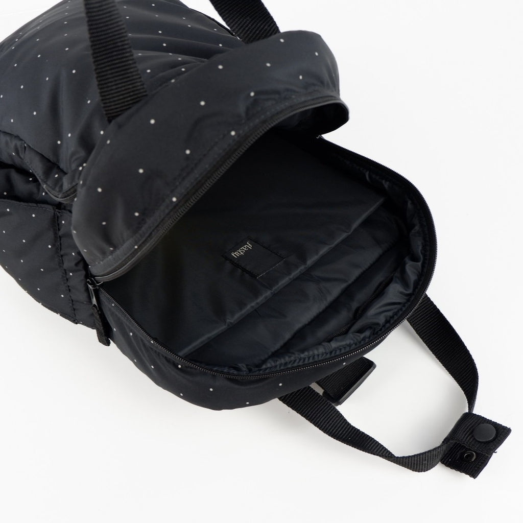 Flashy Tas Ransel Wanita Bielsa Three Polkadot Hitam