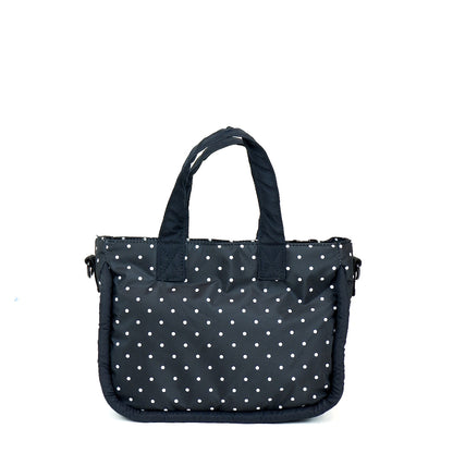 Flashy Tas Selempang Pretory Hitam Polkadot