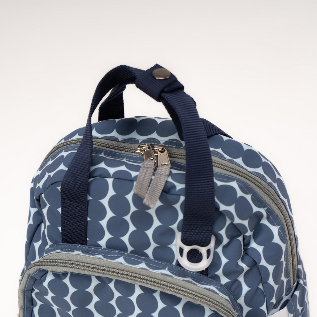 Flashy Tas Ransel Mini Wanita Larbert Biru Polka