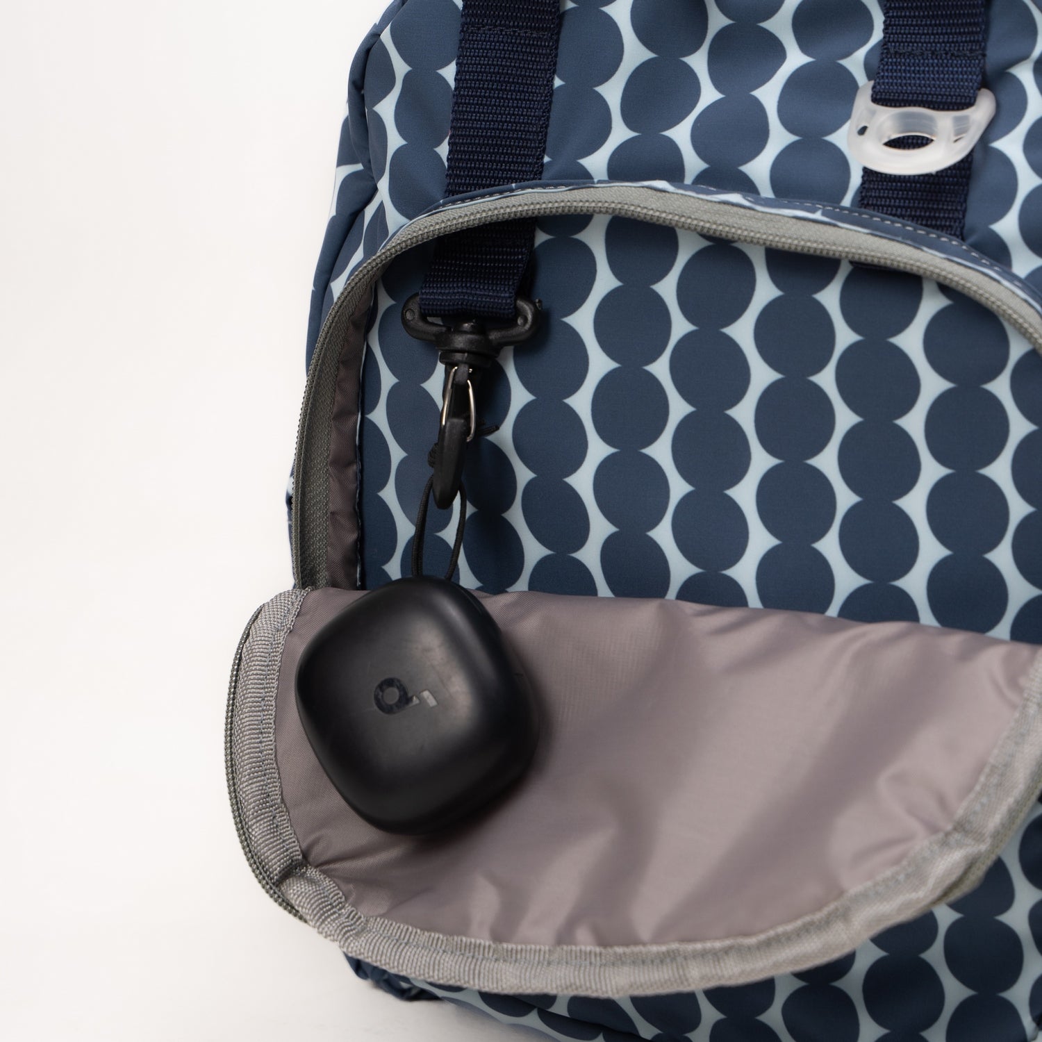 Flashy Tas Ransel Mini Wanita Larbert Biru Polka