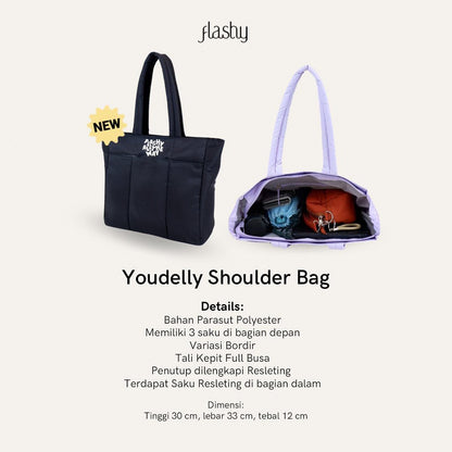 Flashy Tas Kempit Youdelly Hijau Sage Muda