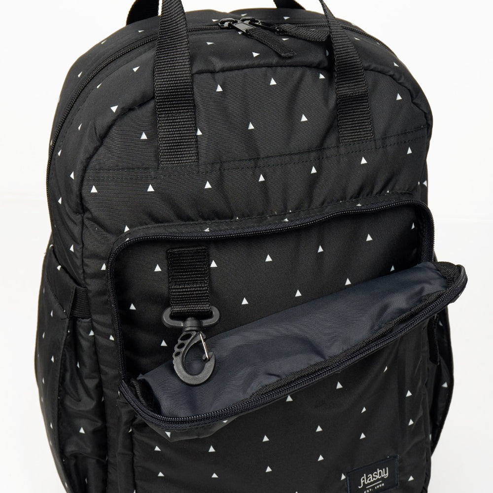 Flashy Tas Ransel Wanita Flashy Bielsa Three Motiv Segitiga