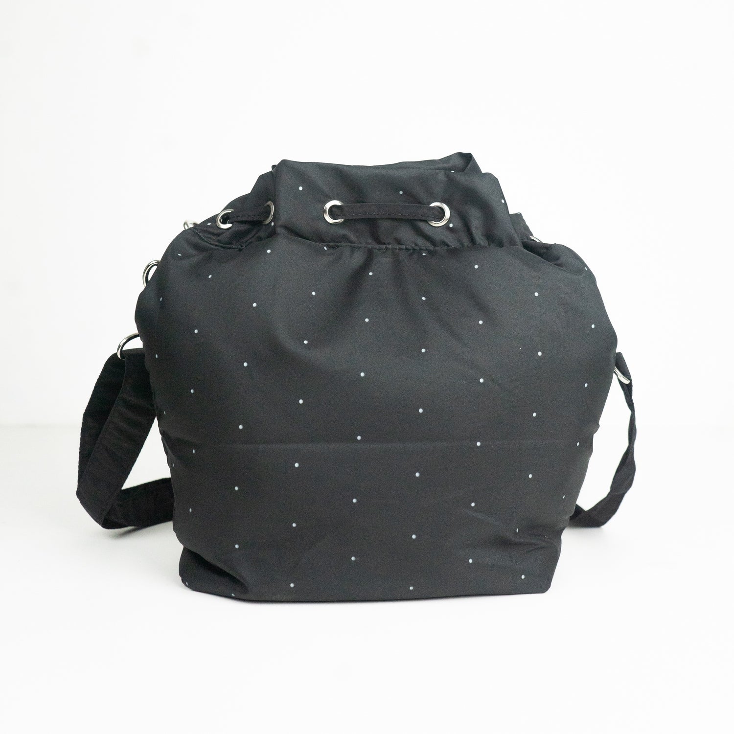 Flashy Tas Selempang Wanita Delfish Hitam Polka
