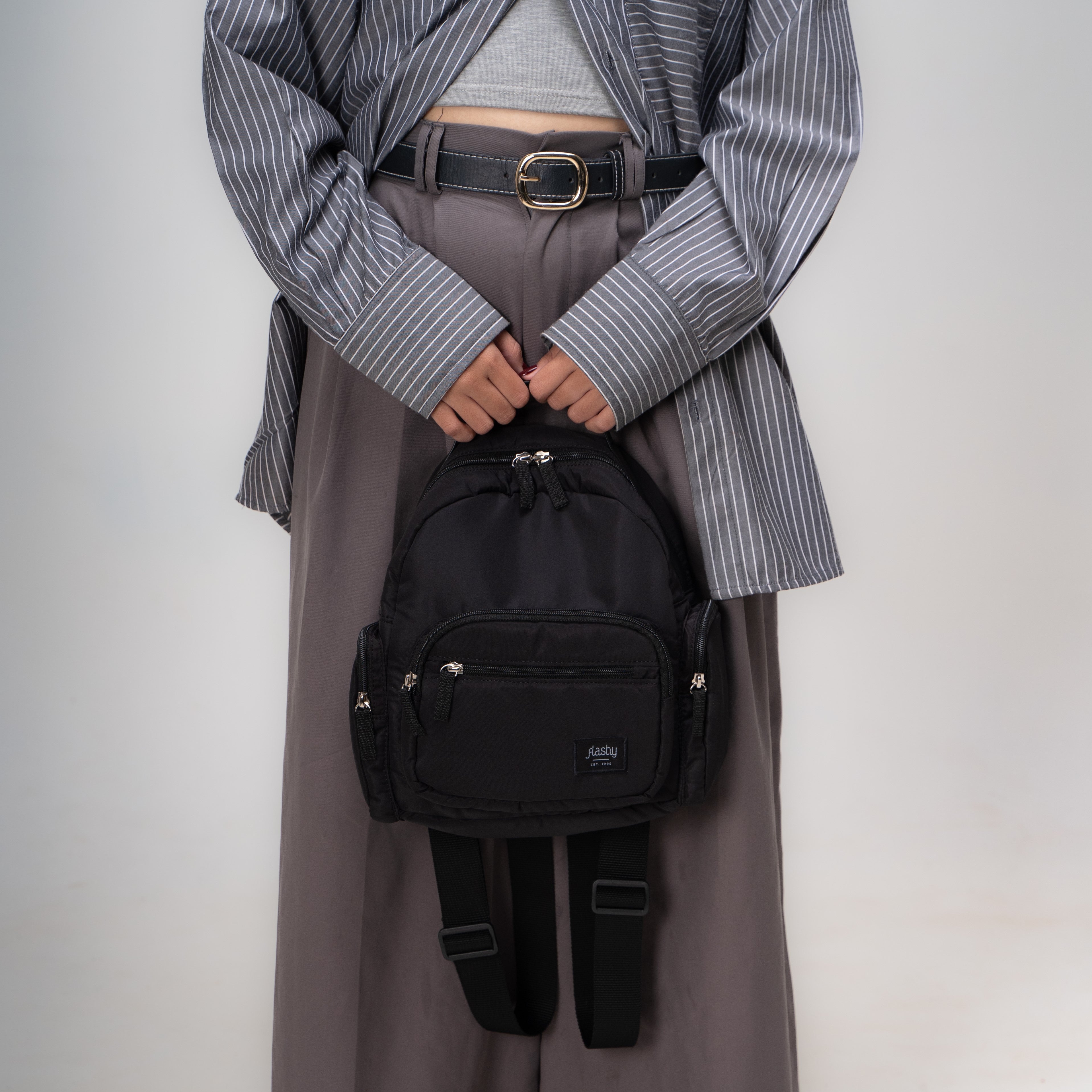 Flashy Tas Ransel Wanita Viely Hitam