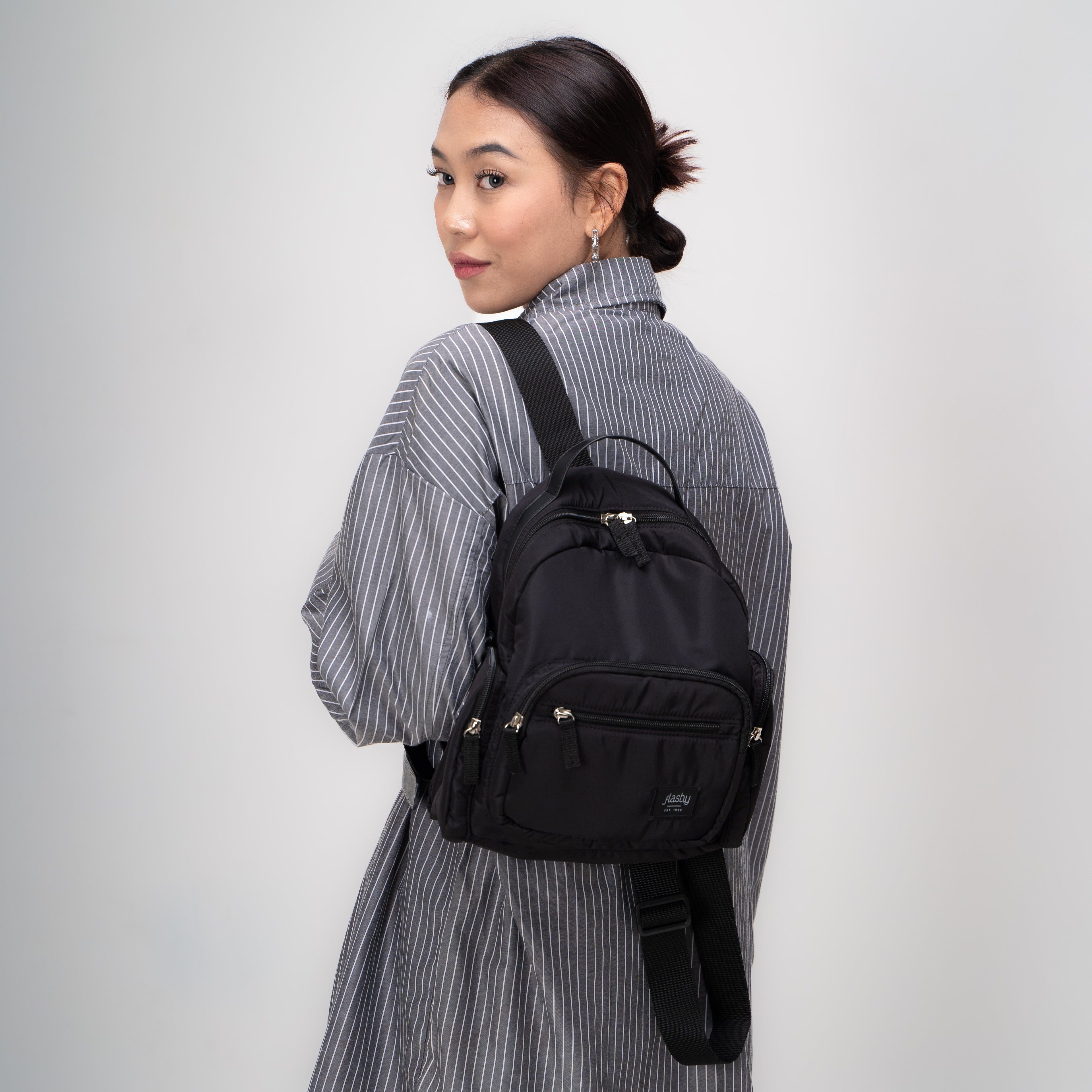 Flashy Tas Ransel Wanita Viely Hitam