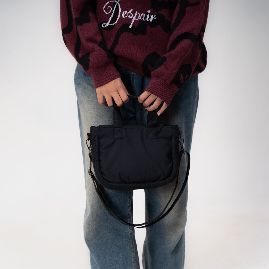 Flashy Tas Selempang Pretory Hitam Polos