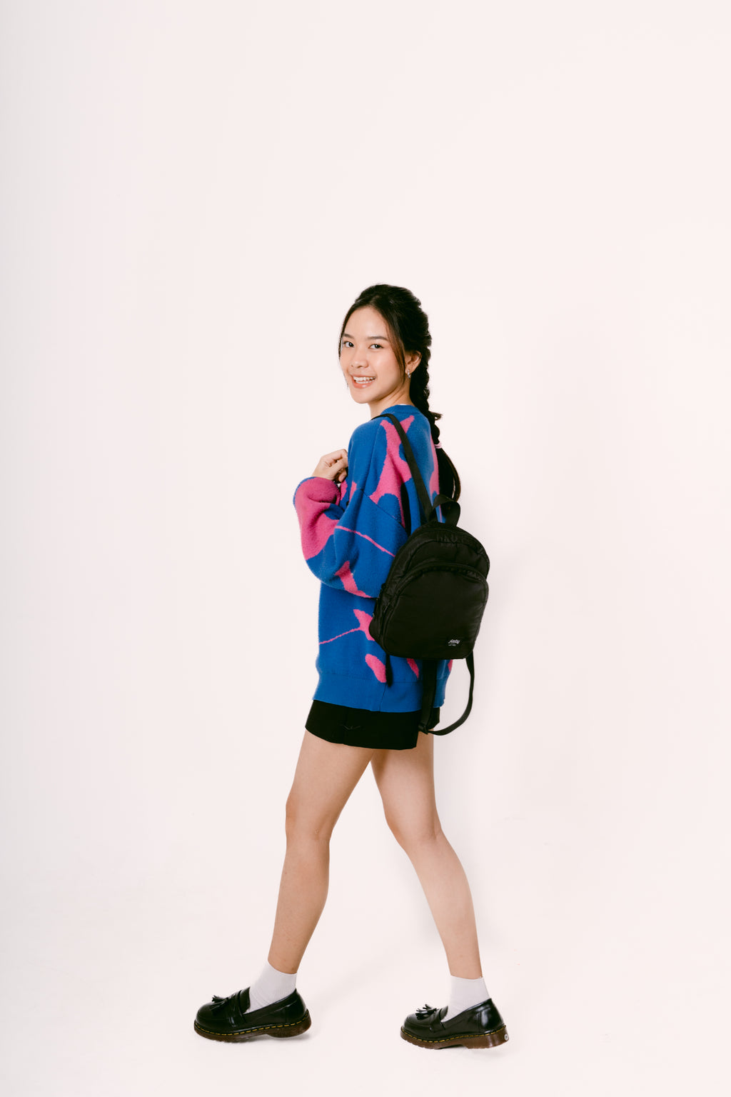 Flashy Tas Ransel Mini Wanita Losilla Hitam