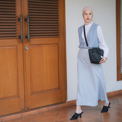 Flashy Tas Selempang Wanita Delfish Hitam Polka