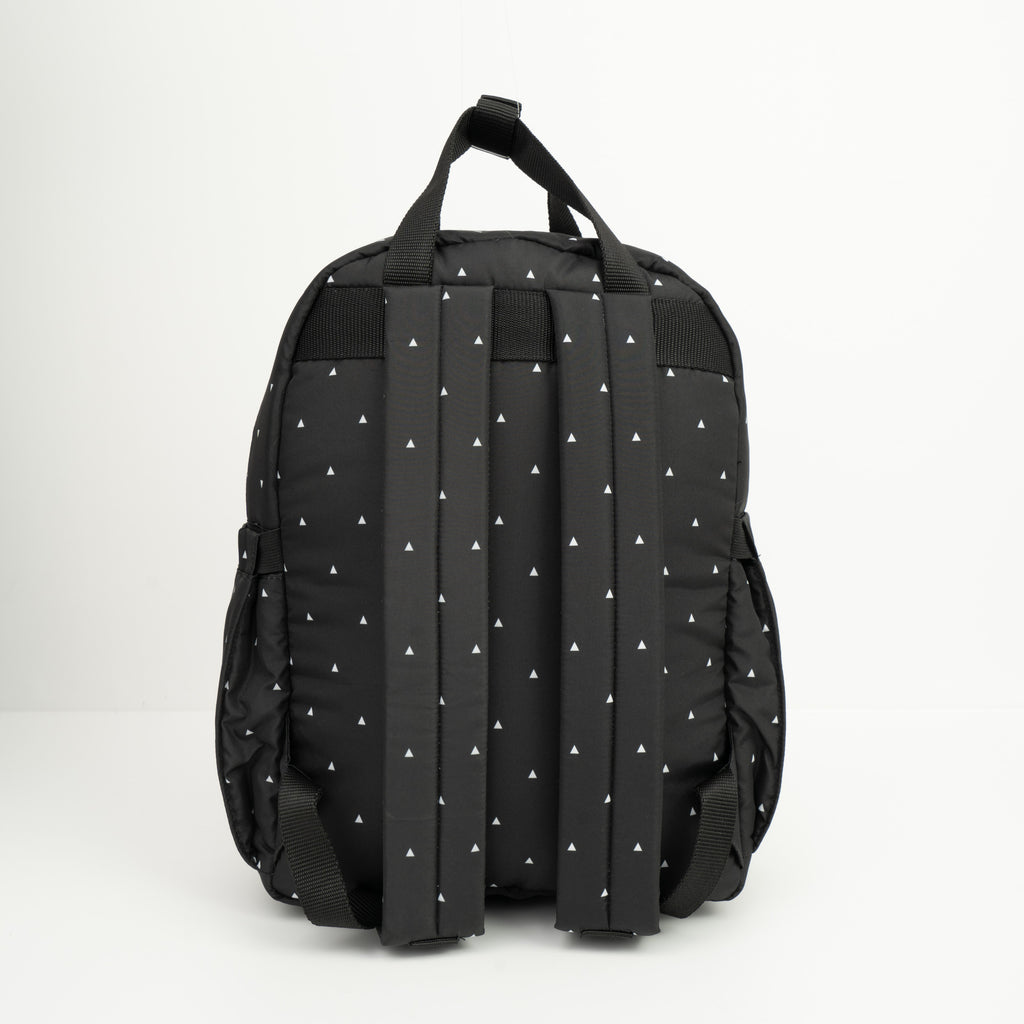 Flashy Tas Ransel Helvilo Hitam Segitiga