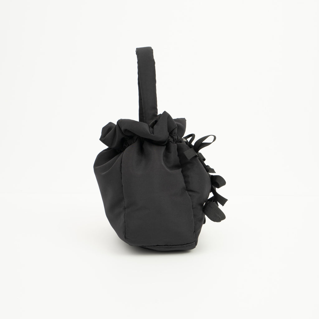 Flashy Tas Serut Wanita Cottrail Pita Hitam