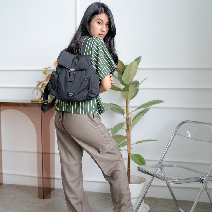 Flashy Tas Ransel Wanita Levski Hitam